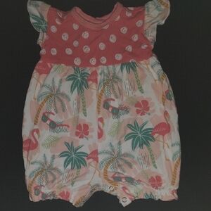 Tropical Flamingo Kids One Piece​​